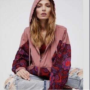 Free People Nwt Magpie Jacket Oversized Crochet Lace Hoodie